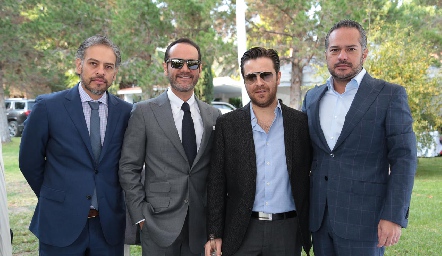  Alejandro García, Javier Díaz de León, Jorge Luna y Aldo Martínez.