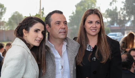  Lourdes Lafuente, David Lozano y Bety Villegas.