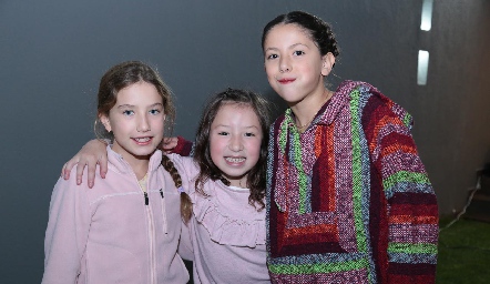  Sofi, Manola y Marcela.