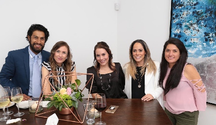  Eloy Amores, Alejandra Loredo, Lucía Govea, Silvia Govea y Mariana Silva.