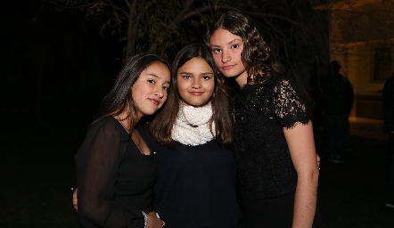  Xime Escamilla, Dani Noyola y Daniela Humara.