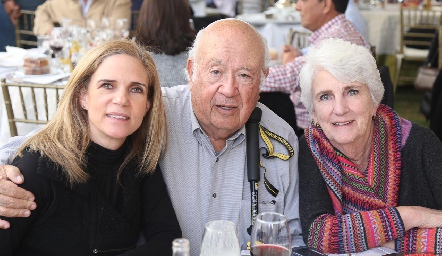 Mimí González, Marcos Coulon y Yusa Mendizábal.