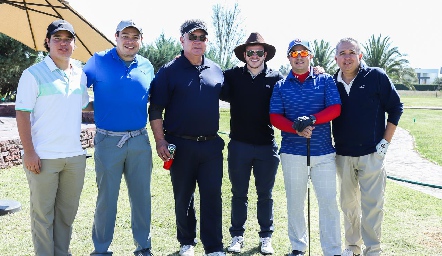  Grillo Aguillón, Manuel Zacarías, Federico Mendizábal, Keko Mendizábal, Rafael Córdova y Jorge Villarreal.