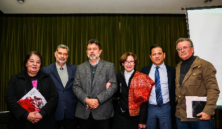  Lydia Torre, José Luis Leiva, Armando Herrera, María Isabel Monroy, Jorge Carrillo y Tomás Calvillo.