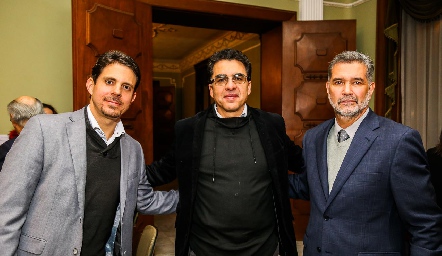  Ricardo Allende, Miguel Gocher y José Luis Leiva.