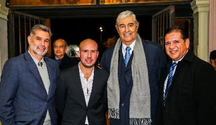  José Luis Leiva, Alejandro Vázquez, José Luis Leiva y Jorge Carrillo.