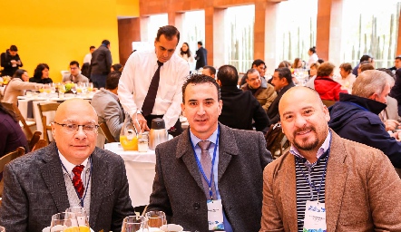  Ignacio García, Gaspar Aguilar y Juan Hernández .