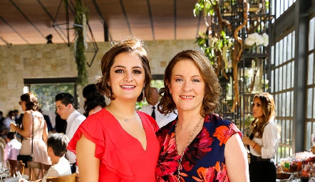   Paulina Dibildox y Rocío Gómez.