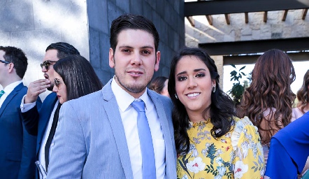 Edgar Olguín y Paulina Hinojosa.