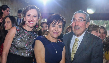  Mónica Dorador, Alicia y Héctor de la Rosa.