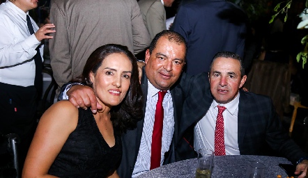  Rocío López, Óscar González y Gerardo Valle.