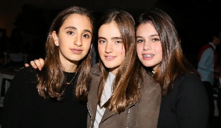  Sofía, Lorena y Ánika.