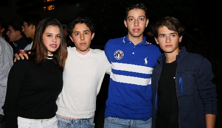  Ánika Lozano, Pablo Morales, Juan Pablo Dip y Ro Pérez.