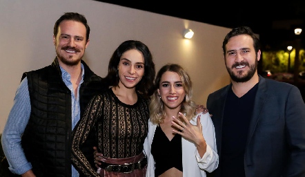  Pato Valle, Adri de la Maza, Ana Gaby Ibarra y Ro Valle.