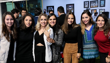  Andrea Armería, Sabrina Soberón, Ana Gaby Ibarra, Elsa Espinosa, Bárbara Mejía y Cristina Ramos y Fernanda Atisha.
