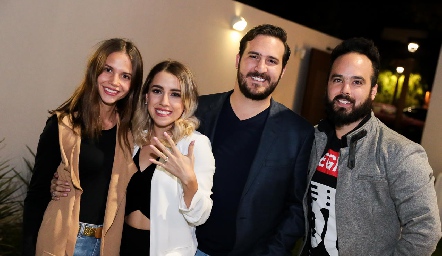 Marifer Ramírez, Ana Gaby Ibarra, Ro Valle y Frankie Gutiérrez.