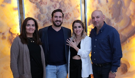  Gabriela Villanueva, Ro Valle, Ana Gaby Ibarra y Carlos González.