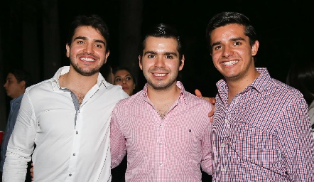  Los hermanos Alejandro, Rodrigo y Marcelo Pérez Tobías.
