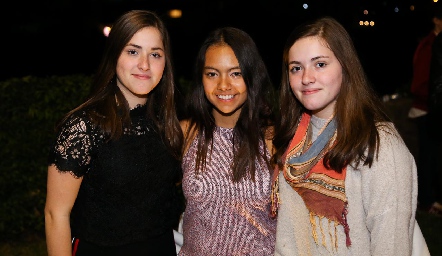  Andrea, Ana Pau y Dani.