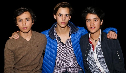  Mariano Niño, Bernardo Pérez y Marcelo Mier.