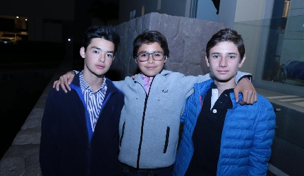  Juan Carlos Ávila, Nicolás Tello y David Martínez.