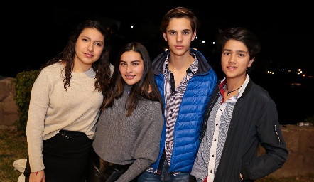  Isabela Varela, María José García, Bernardo Pérez y Marcelo Mier.