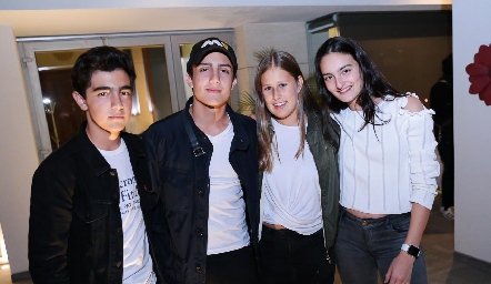  Alejandro Cambeses, Juan Carlos de la Rosa, Isabella Galván y Lorenza Gárate.