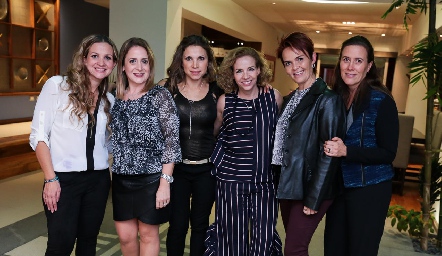  Aurora Irigoyen, Denisse Beltram, Mayra Ortega, Gaby Cubillas, Sophia Rangel y Mara Zermeño.