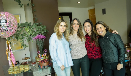  Lorena y Jimena Ibarra, Mónica Barraza y Prisca Navia.