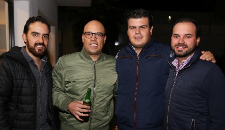  Rafa Olmos, German Sotomayor, Mauricio Labastida y Rodrigo Alcalde.