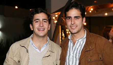 Los hermanos Carlos y Rafa Herrera.