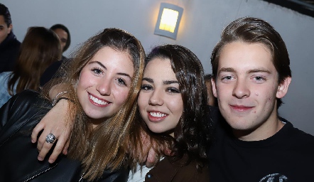  Regina Morones, Ale Miche y Diego Bedolla.