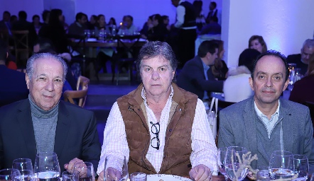  Manuel Trigo, Juan Carlos Valladares y Alejandro Quezada.