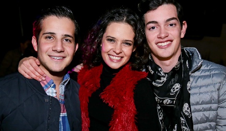  Pablo Lavín, Cayetana Gómez y Pablo Valladares.