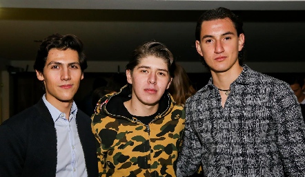  Jorge Loredo, Emiliano Bustamante y Mauricio Piña.