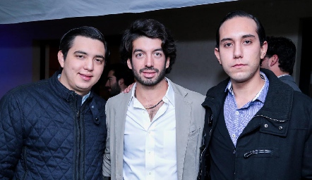  José Liceaga, Tony Villanueva y Pepe Silva.
