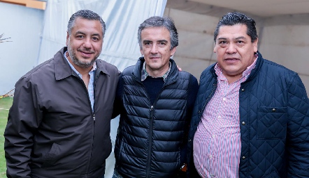  Alejandro Villasana, Fernando Del Pozo y José Federico de la Torre.