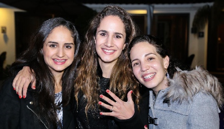  Claudia Villasana, Dani Mina y Sofía Torres.