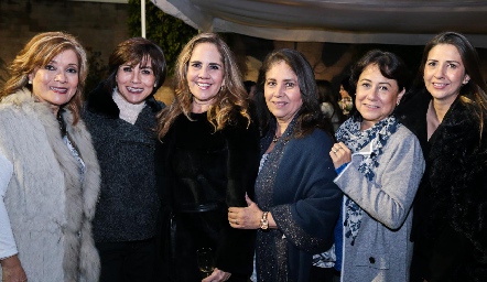  Soledad Vega, Tere Guerrero, Gaby Payán, Mili Estrada, Rosy Guerrero y Rosy Loredo.