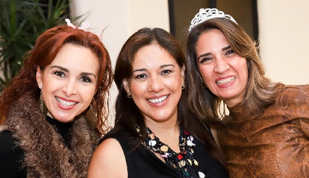  Diana de la Serna, Marcela Batres y Lulú Álvarez.