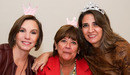  Beatriz Lavín, Malusa Alcocer y Lulú Álvarez.