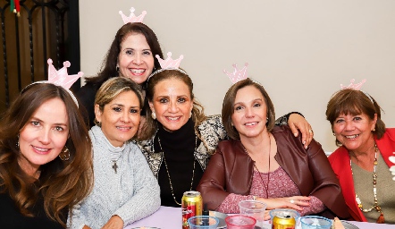  Paulina Quiroz, Mónica Heinze, Verónica Balbontín, Beatriz Rangel, Bety Lavín y Malusa Alcocer.