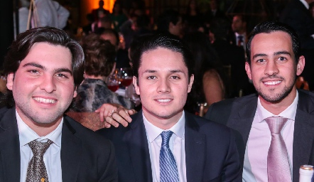  Antonio Esper, Agustín Castillo y David García.
