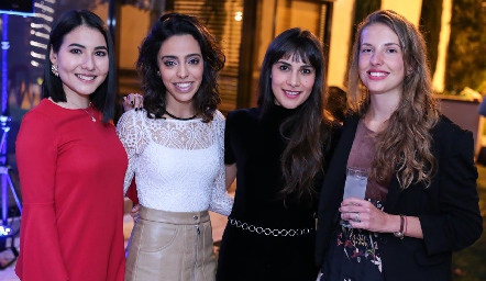  Andrea Alfaro, Alejandra de Luna, Marina Gómez y Ellen.