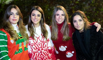  Angie Padrón, María Palomar, Isa Álvarez y Daniela Torres.