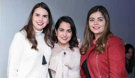  Ana Gaby González, Alejandra Berrueta y Marijó Motilla.