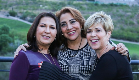  Mimí Torres, Norma Revuelta y Tita Covarrubias.