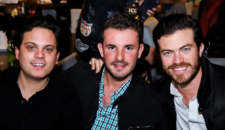  Jorge Naya, Jorge Gómez y Roberto Lozano.