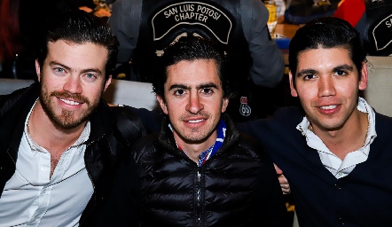  Roberto Lozano, Guillermo Gómez y Rafael Tobías.