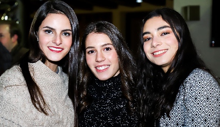  Ana Ceci Labarthe, Fernanda Del Valle e Isa Stevens.
